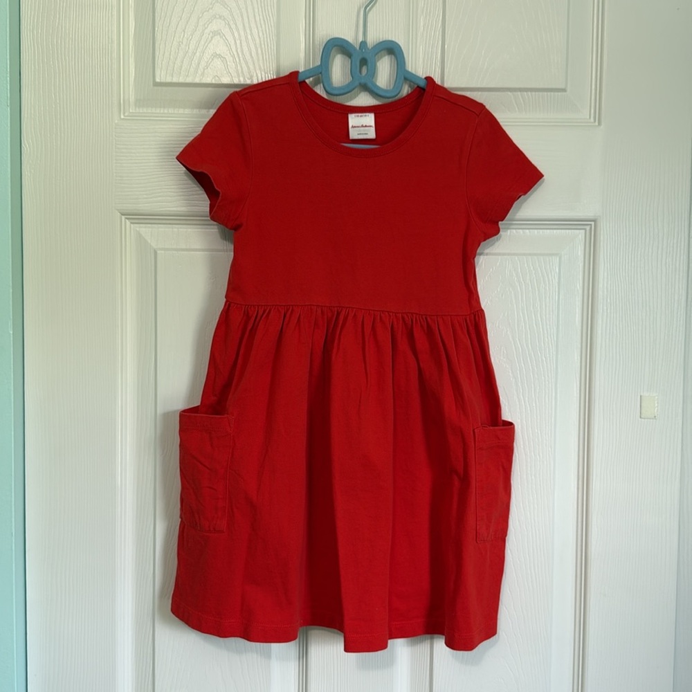 Hanna Andersson Playground Short Sleeve Dress with Pockets